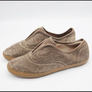 FRYE Suede Slip Ons - -Women’s 8